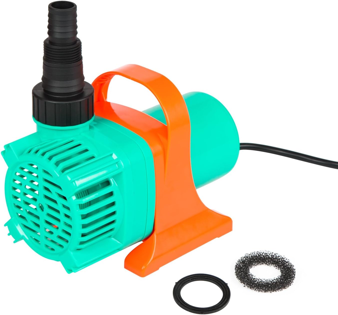 1/10HP Pond Pump, 1400GPH Waterfall Pump with Protective Mesh Filter for Koi Pond Pool Waterfall Fountains Fish Tank and Aquarium…