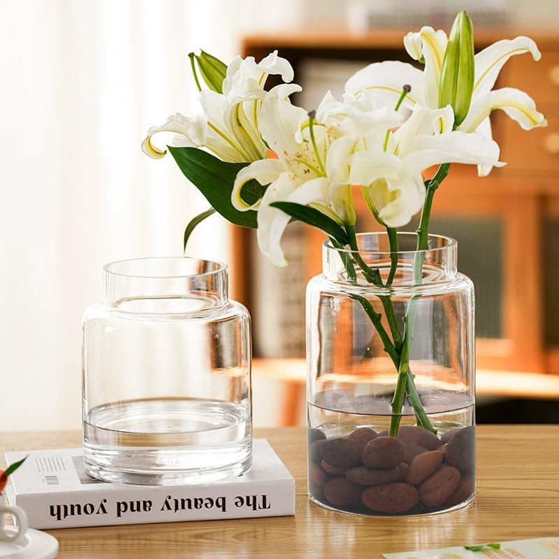 20 lbs Red River Rocks for Landscaping, 1-2 Inch Polished Pebbles for Indoor Plants, Decorative Rocks Stones for Plants, Vases, Aquariums, Fountains, Pathways, Backyard and Garden