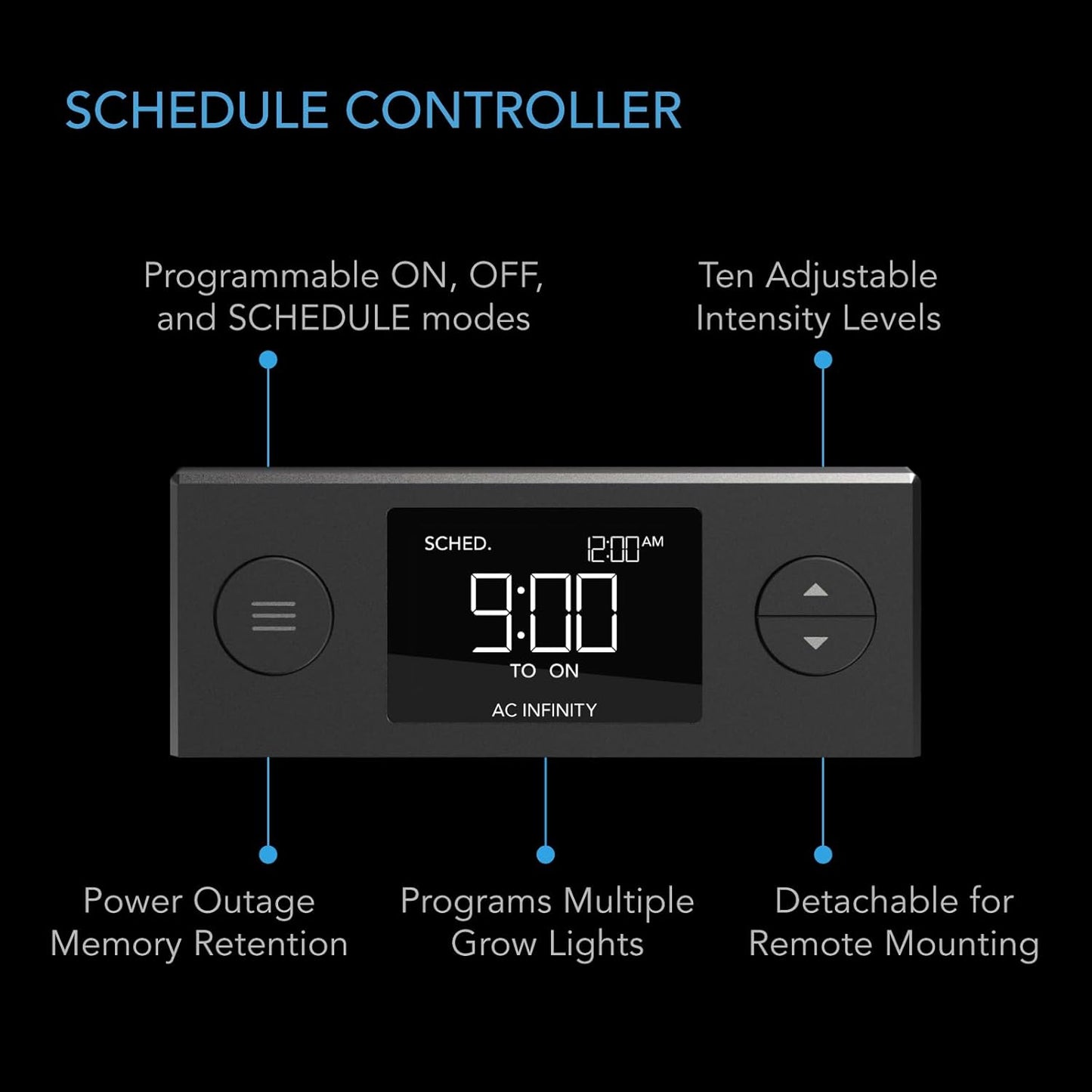 AC Infinity Heavy-Duty Large Humidity Dome w/Full Spectrum LED Grow Light Bars, Samsung LM301H EVO Diodes, Drip Tray, 6x12 Cell Seed Tray, 3mm Thick Dome, Vented Extension Panels, for Seed Starting