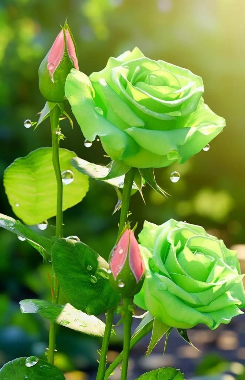 Multicolored Rose Flower Seeds Perennial Flowers Rare Plants Garden Bonsai Hybrid Rare Exotic Plant Garden 100pcs