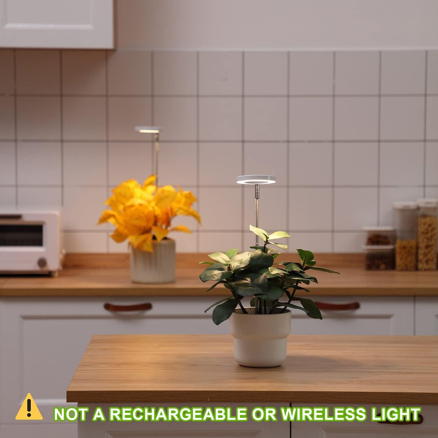 Plant Grow Light,Yadoker LED Growing Light Full Spectrum for Indoor Plants,Height Adjustable, Automatic Timer, 5V Low Safe Voltage,Idea for Small Plant Light…