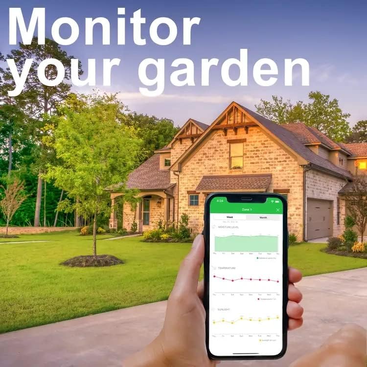 Netro Spark Smart Sprinkler Controller, WiFi, Weather Aware, Remote Access, Compatible with Alexa (8 Zone)
