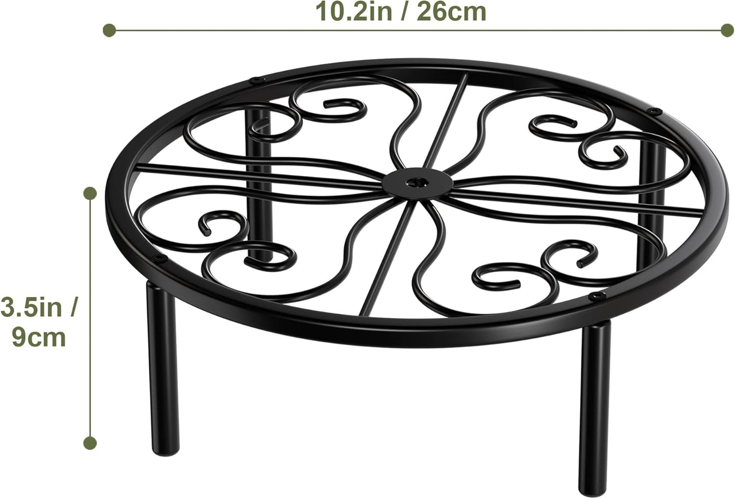 Plant Stand Plant Holder - Short Flower Stand for Garden Courtyard, Heavy Duty Plant Rack for Multiple Plant Indoor or Outdoor.