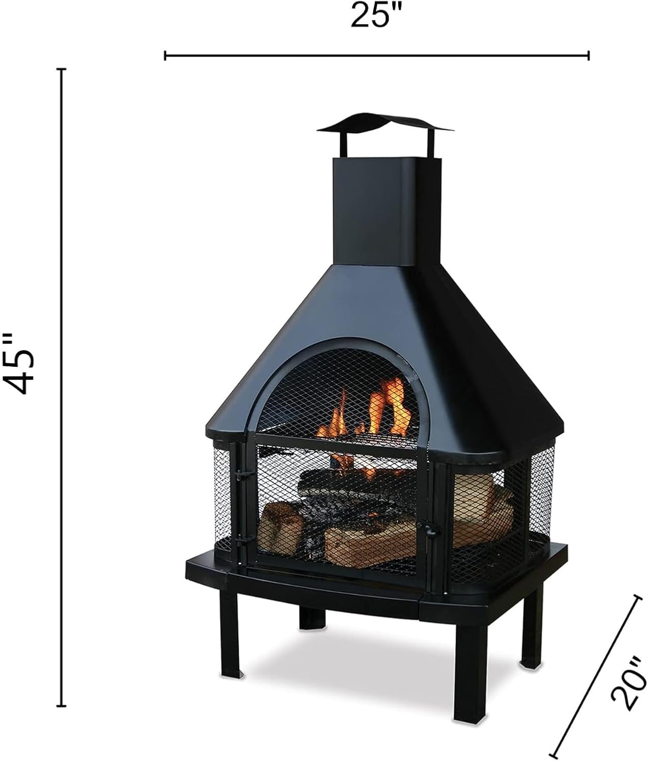 Endless Summer, Wood Burning Outdoor Fire House