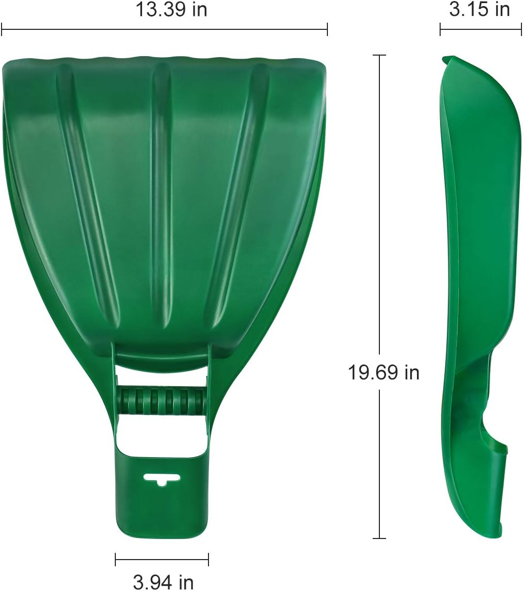 Eastrans Large Leaf Scoops and Hand Rake Claw, Ergonomic Hand Held Garden Rake Grabbers for Picking up Leaves,Grass Clippings and Lawn Debris