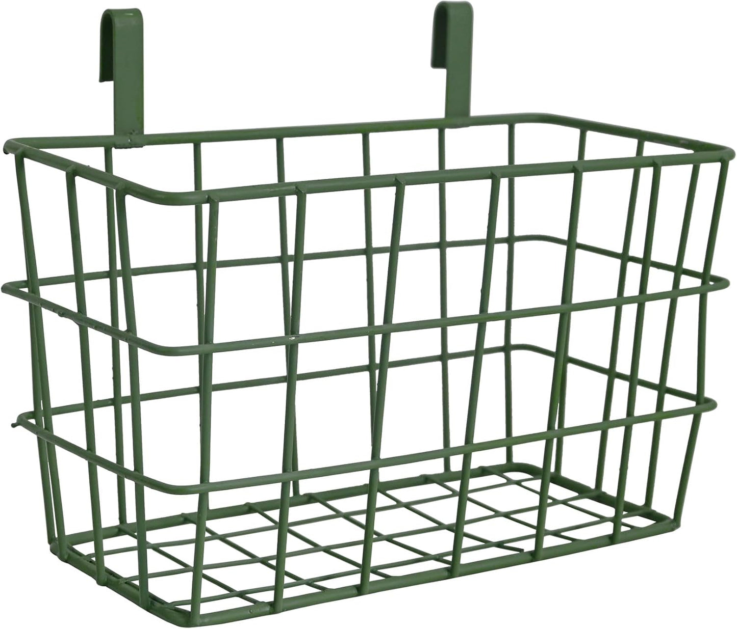 Rustic Vintage Metal Wall Planter Basket Hanging Mount Multiuse Storage Plant Stand for Plants, Flowers, Outdoor Garden Home Decor