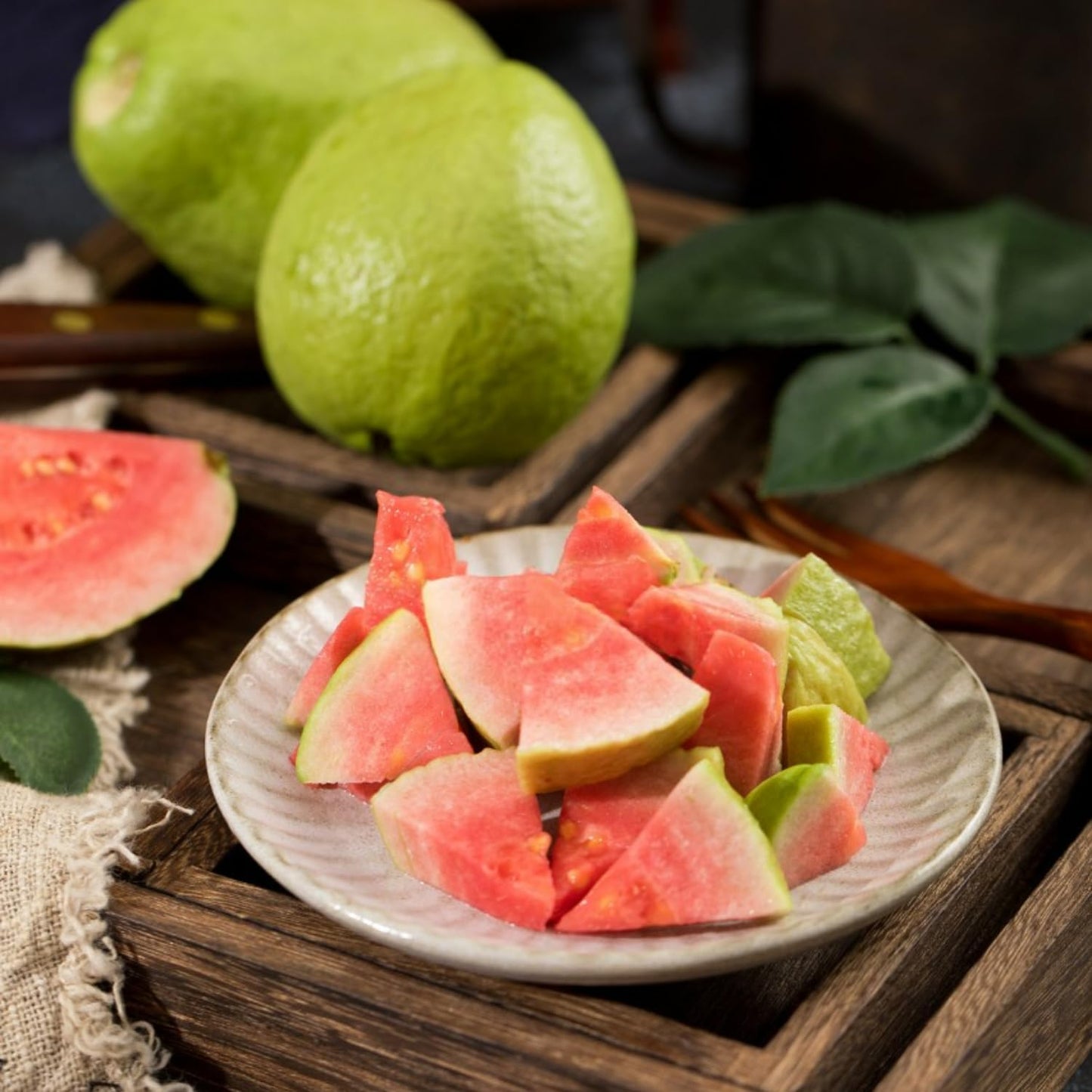 Guava Tree Live Plant, Pink Guava Trees, Guava Fruit Tree for Planting Indoor Outdoor Garden, 5 to 9 Inches Tall