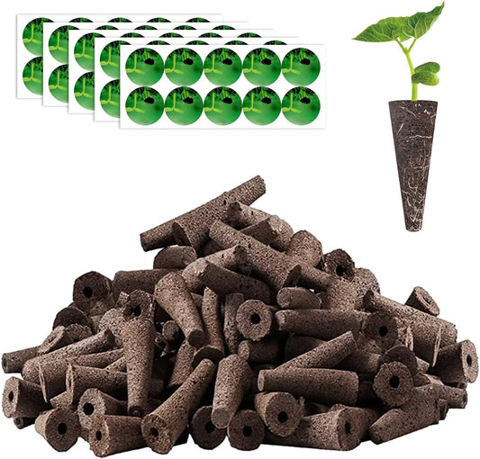 150pcs Seed Pod Kit for Hydroponics, Grow Anything Kit with 100pcs Grow Sponges, 50pcs Pods Labels, Hydroponics Pods Replacement Compatible with Hydroponics Growing System from All Brands