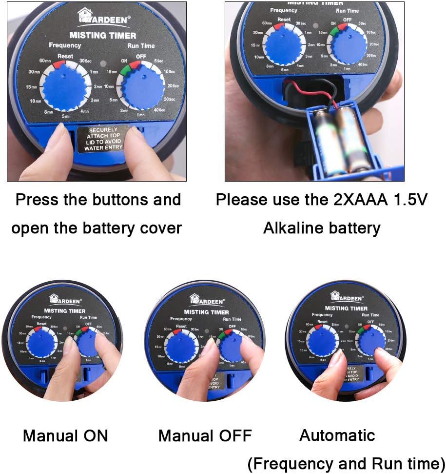 Water Hose Timer fogging Seconds Watering Automatic Electronic Water Timer Home Garden Controller