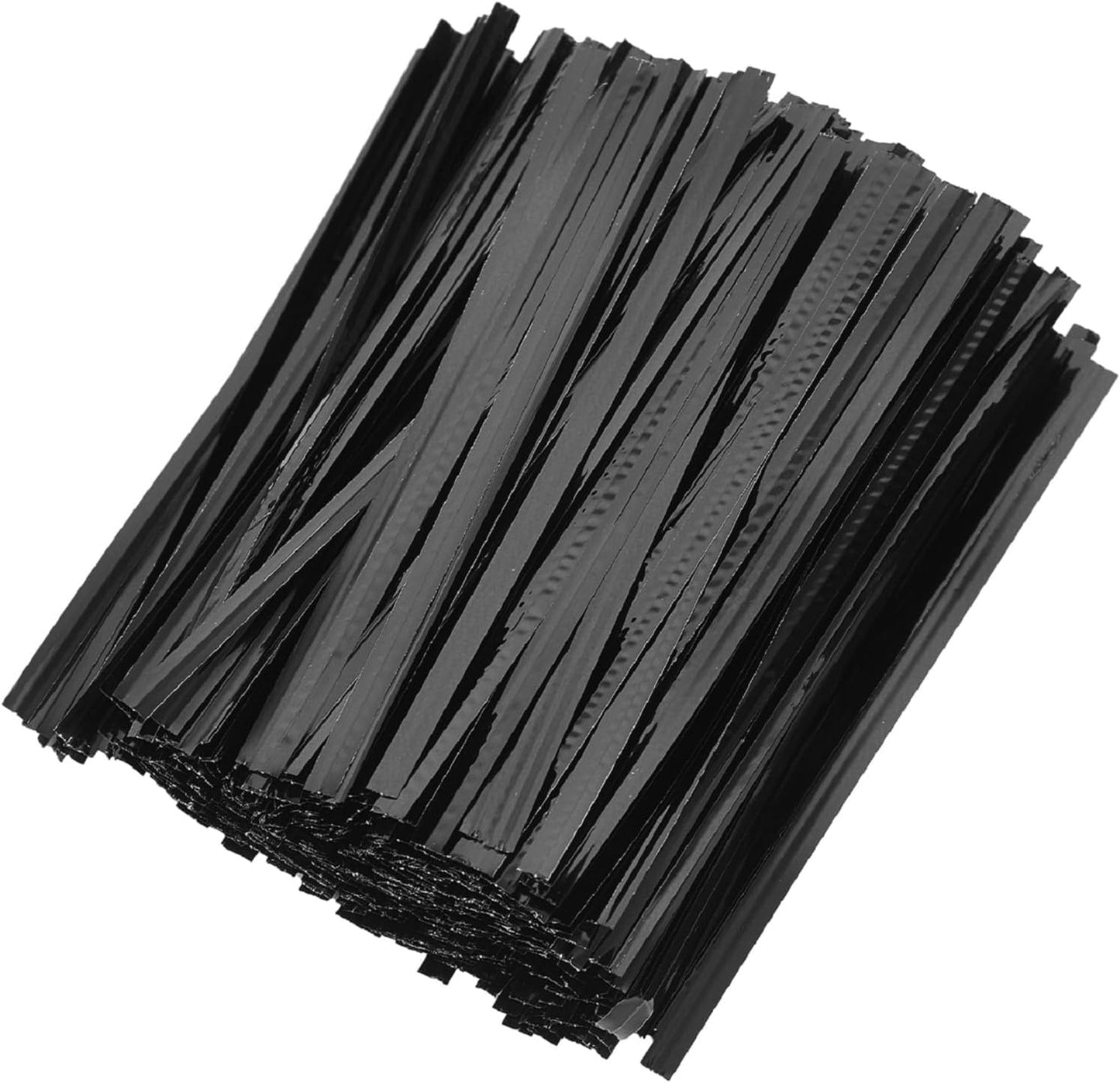 800 PCS 5" Black Metallic Twist Ties for Bakery Ties,Candy Bags,Coffee Bags, Goodie Bags Ties