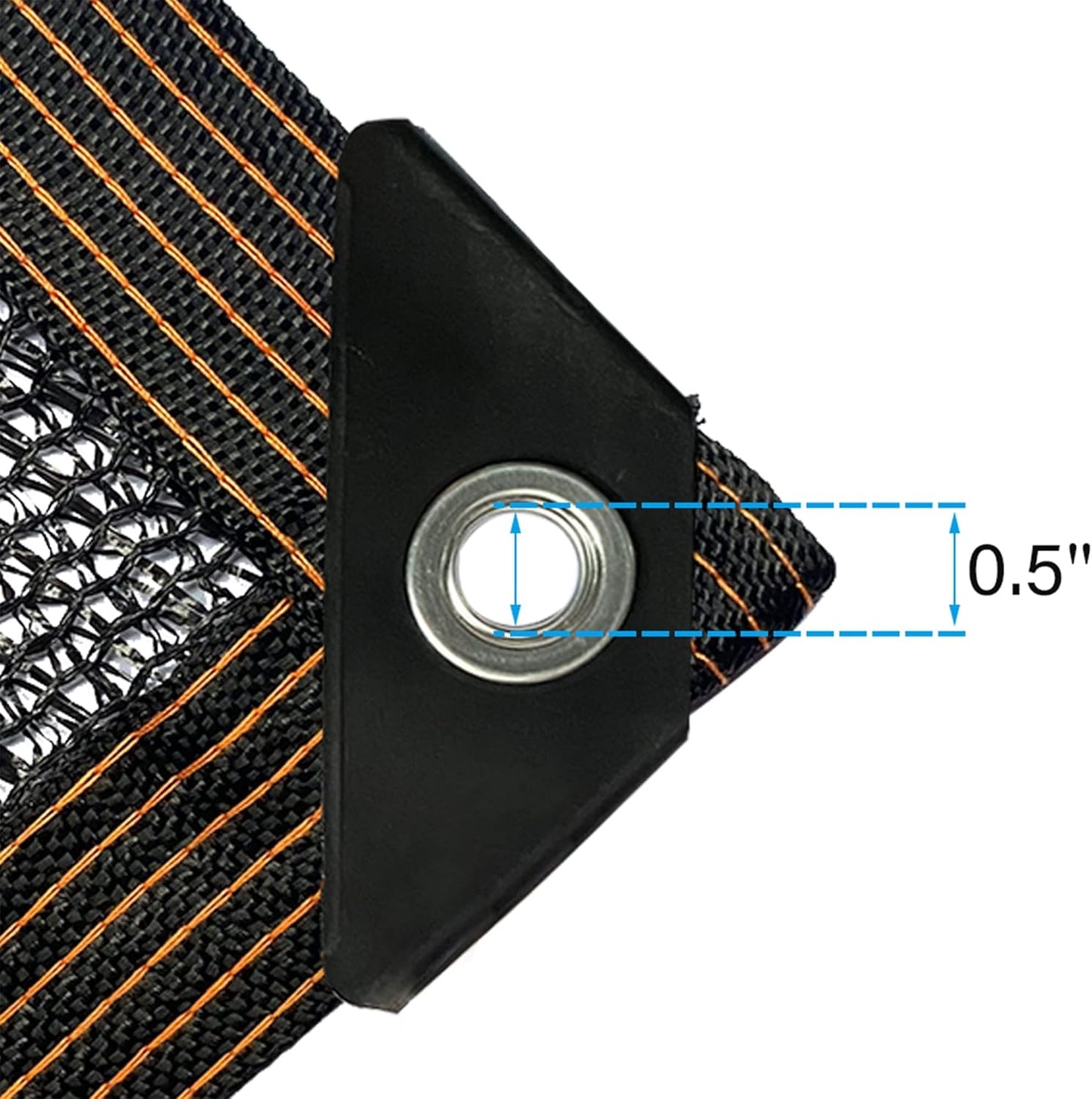 winemana 90% Shade Cloth, Dog Kennel Shade Cover, 3.3 x 6.6 FT Sturdy Durable Sunblock Shade Mesh Tarp with Grommets for Patio Plants Greenhouse Chicken Coop Porch