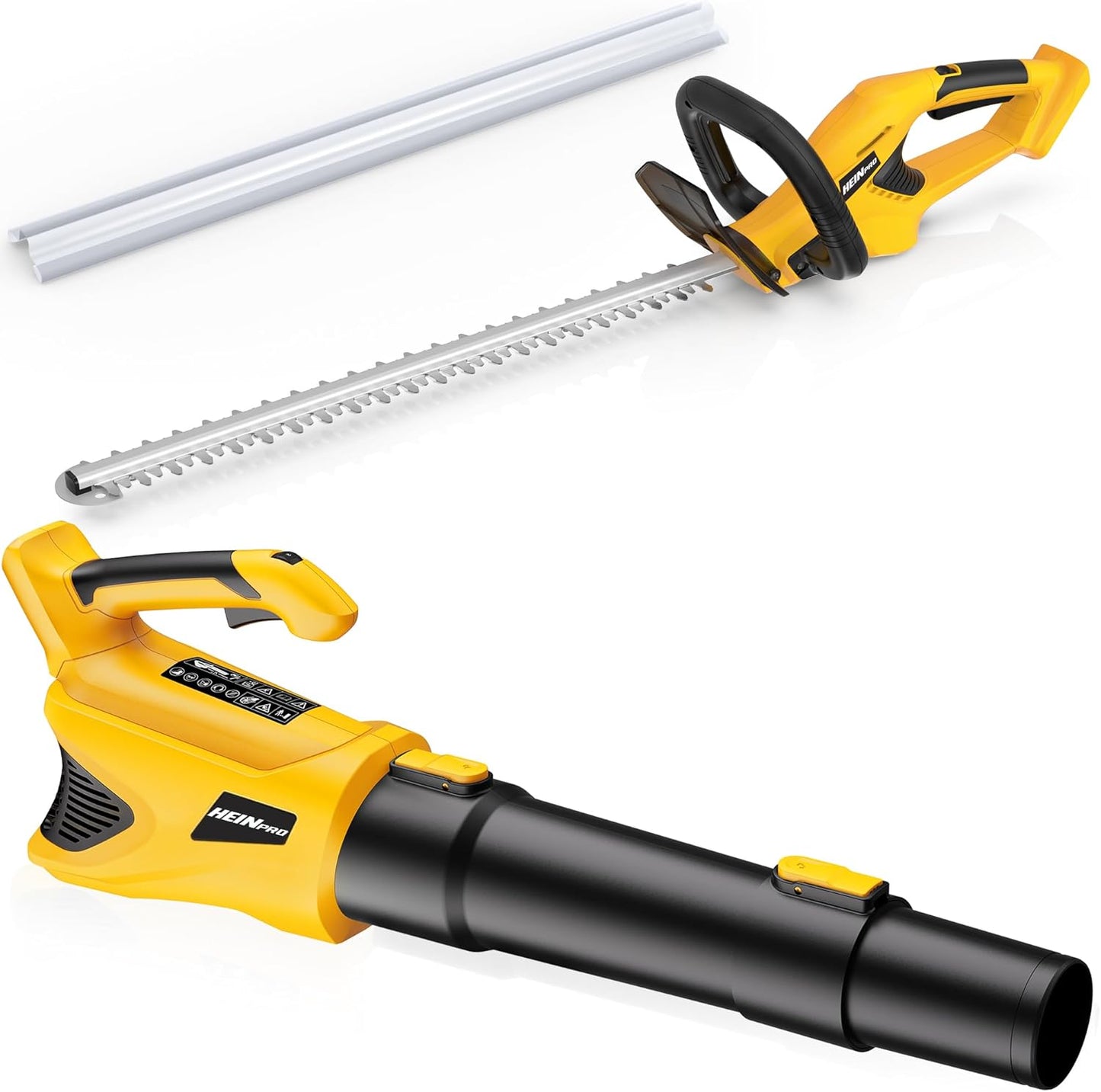 20V Cordless Leaf Blower and 22 Inch Hedge Trimmer Combo Compatible with DEWALT 20V MAX Battery (Battery not Included)