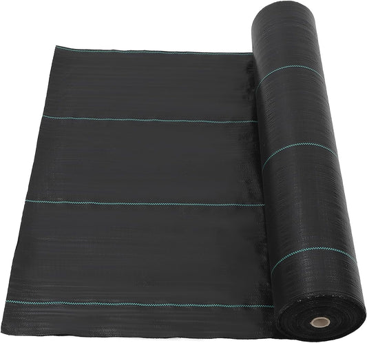 4ft x 250ft & 5oz Premium Garden Weed Barrier Landscape Fabric, Durable & Heavy-Duty Weed Block Gardening Mat, Easy Setup & Superior Weed Control, Eco-Friendly & Convenient Design