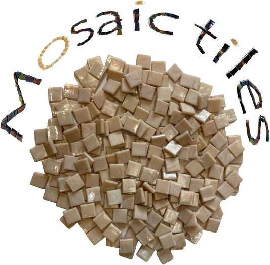 SMEIINIK 1.1lb Bulk Single Iridescent Color Mosaic Tiles for Crafts, Glass Mosaic Pieces for Mosaic Puzzles, Stained Glass Tiles for Mosaic DIY, Mosaic Making Supplies(AJ83+3-23)