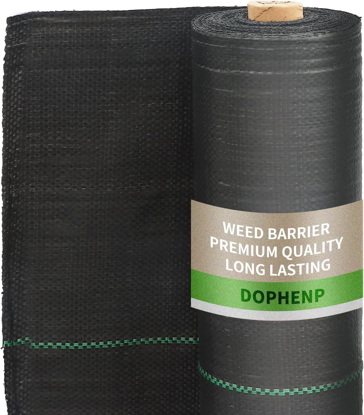3x100ft 3.2OZ, Weed Barrier Landscape Fabric Heavy Duty, Woven Weed Control Fabric, High Permeability Good for Flower Bed, Geotextile Fabric Underlayment, Driveway (4ft*300ft)