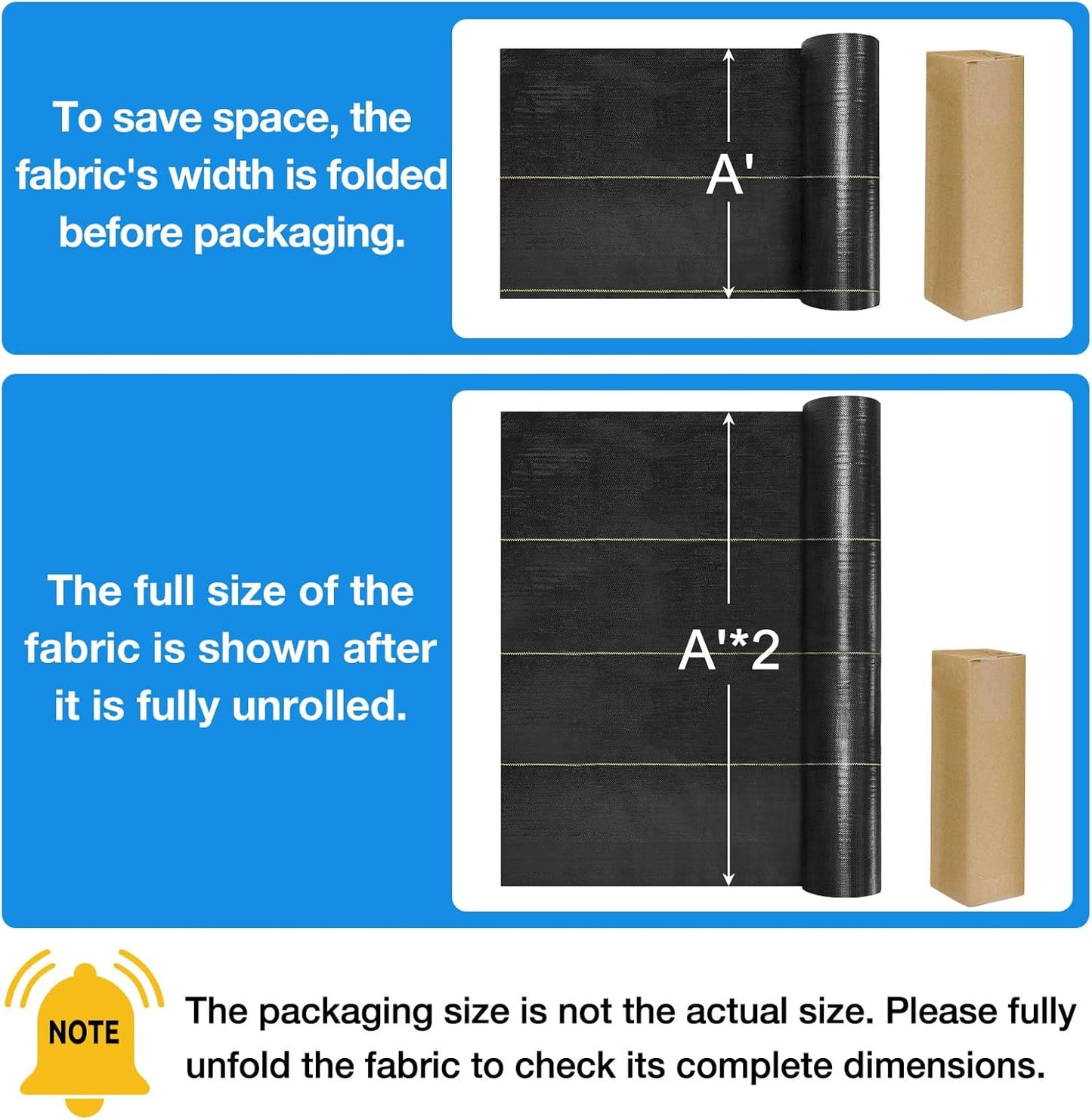 6ft x100ft Black Weed Barrier Landscape Premium Fabric-Heavy Duty Woven Ground Cloth with Superior Permeability Weed Control Convenient Design