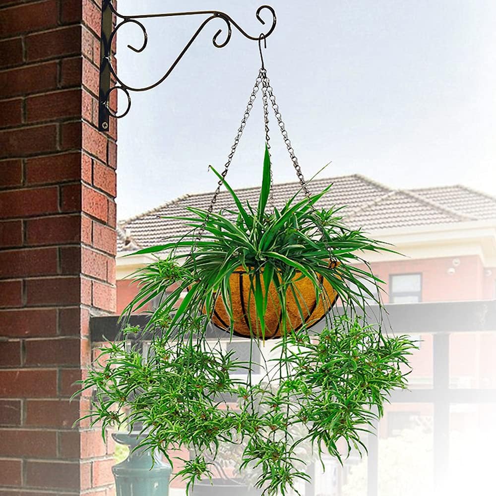 EROCK 2Pcs Coco Liners for Planters Hanging Basket, Round 8/10/12/14/16 inch Thick Coconut Coir Coco Fiber Liners for Planters Garden Patio Porch Window Plants Flowers Pot Indoor Outdoor (10 inch)