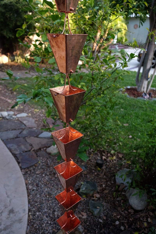 Large Tapered Cups - Copper Plated with Installation Kit (14 Feet)