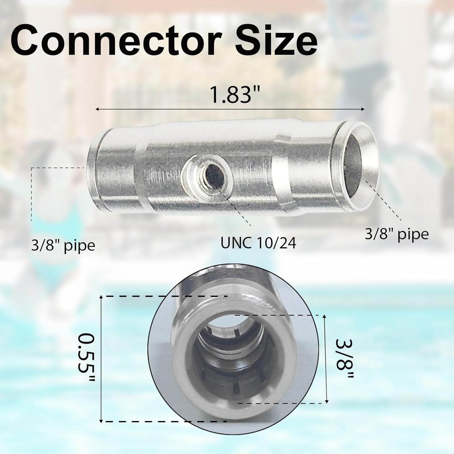 High-Performance Brass Patio Misting Kit – 10 Brass Anti-Drip Micro-Nozzles & 10 3/8″ Slip Connectors for High-Pressure Outdoor Cooling Misting (UNC 10/24, 0.012″ Precision Orifice, 280-1500 psi)