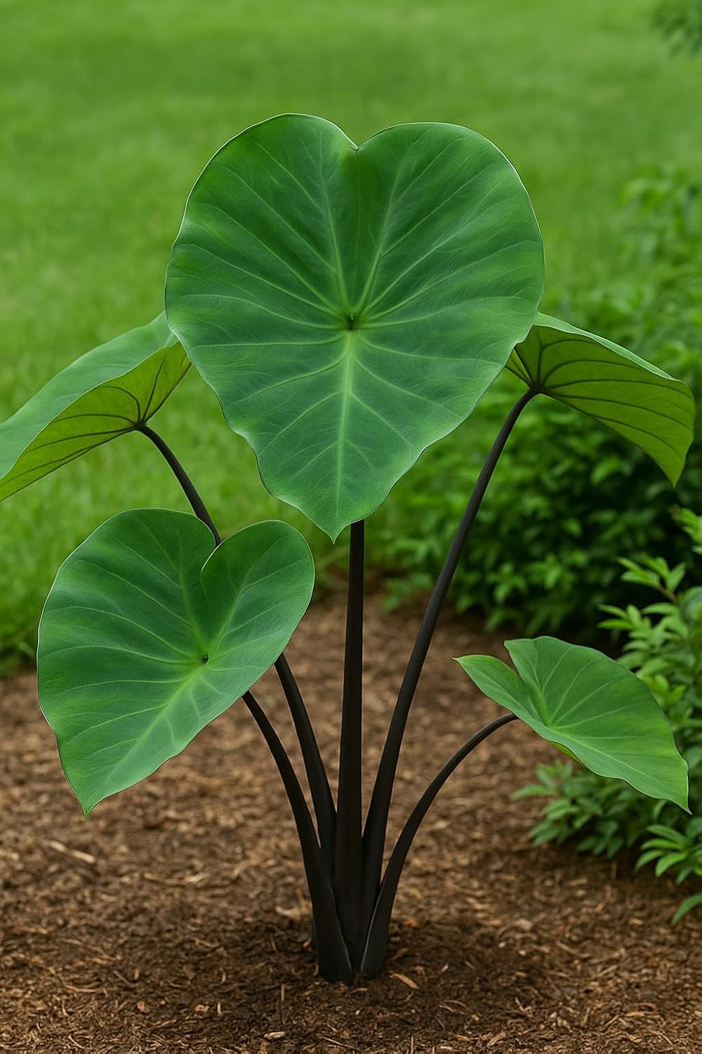 Tea Cup Elephant Ear Bulb for Planting - Grow Stunning Colocasia Esculenta (5 Elephant Ear Bulbs)
