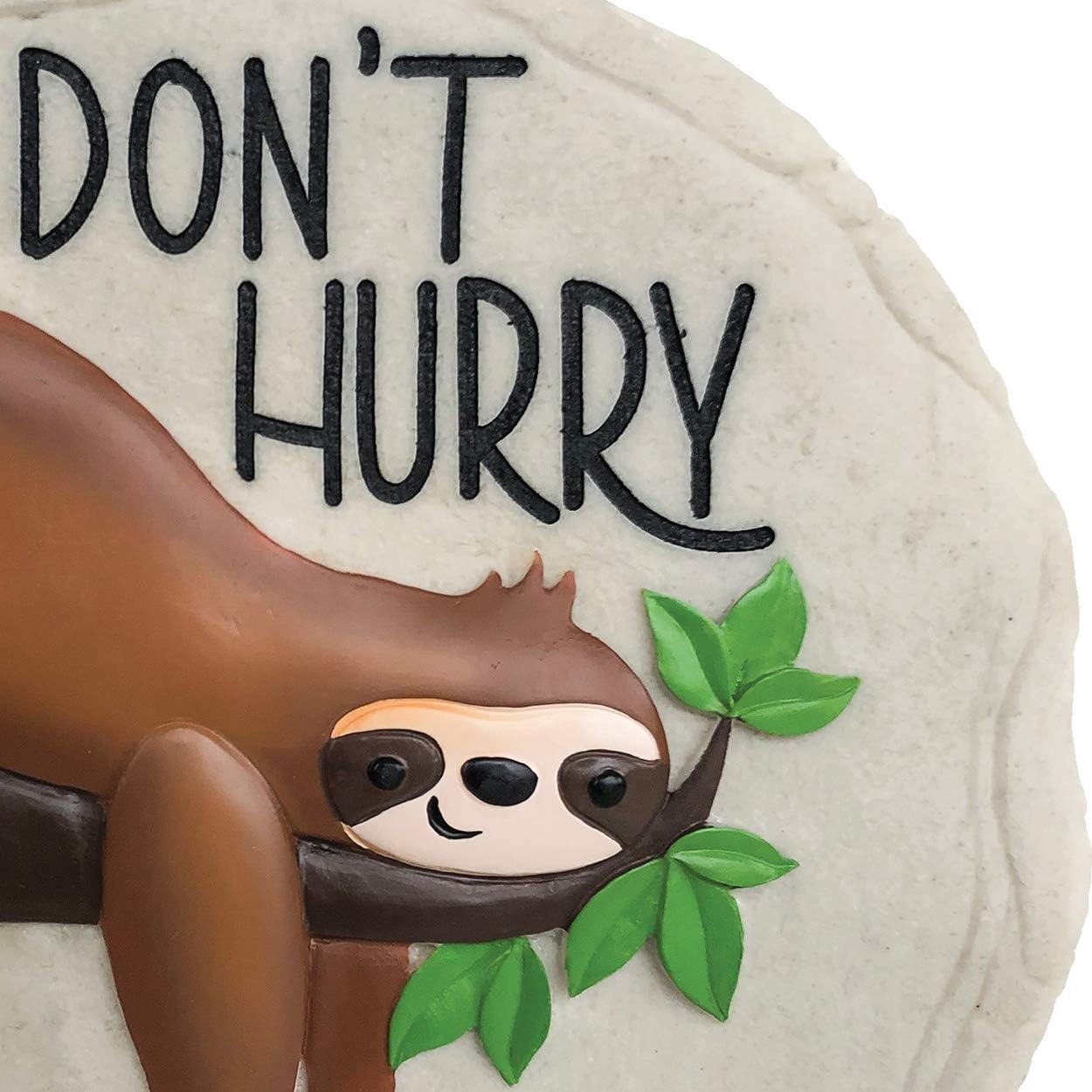 Spoontiques - Garden Décor -Sloth Stepping Stone - Decorative Stone for Garden