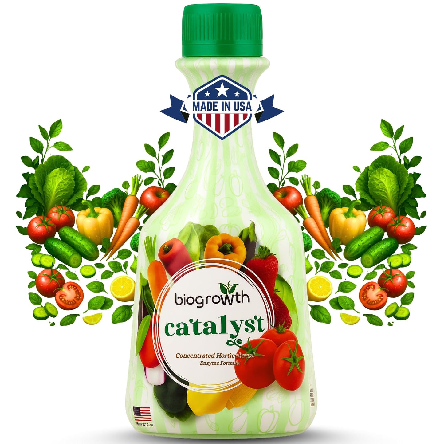 Concentrated Liquid Enzyme-Based Organic Plant Food(8.45oz) Organic Plant Food & Gardening Fertilizer-Enhances Root Development Ideal for Indoor & Outdoor Plants & Vegetables(1-0-1)