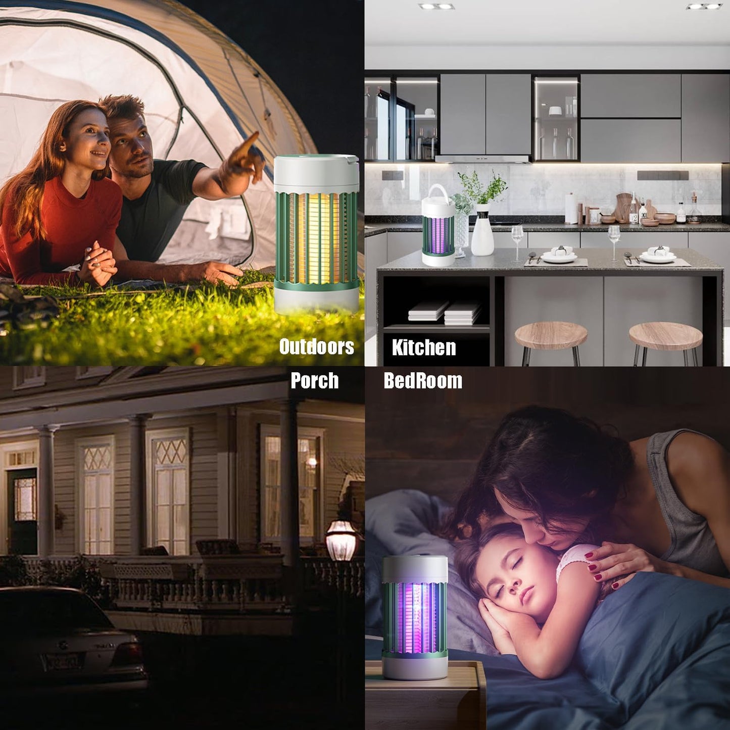 Bug Zapper Out Mosquito Zapper Rechargeable Indoor - Portable Electric Mosquitoes and Flying Insect Trap Light | High Powered Wireless Killer Lamp | Must Haves for Kitchen, Camping, Room, Home