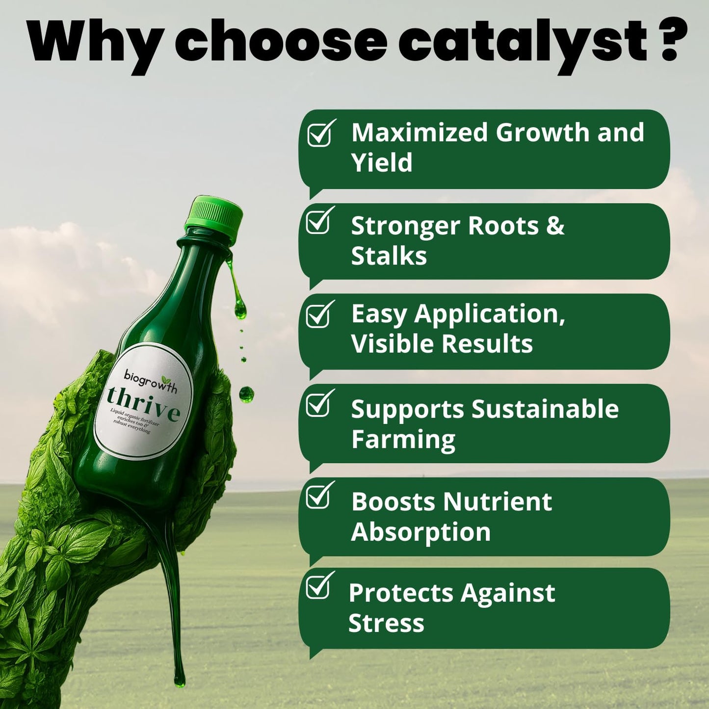 Concentrated Liquid Enzyme-Powered Organic Plant Food (8.45oz) | Enzyme-Rich Fertilizer Growth Booster for Bigger Buds & Stronger Roots, Ideal for Indoor Pots & Outdoor Gardening