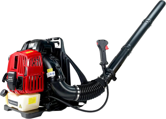 Backpack Gas Leaf Blower,76CC,660CFM,200MPH,4 Stroke Air Cooling Gas Backpack Grass Blower,Snow Blower EPA Compliant