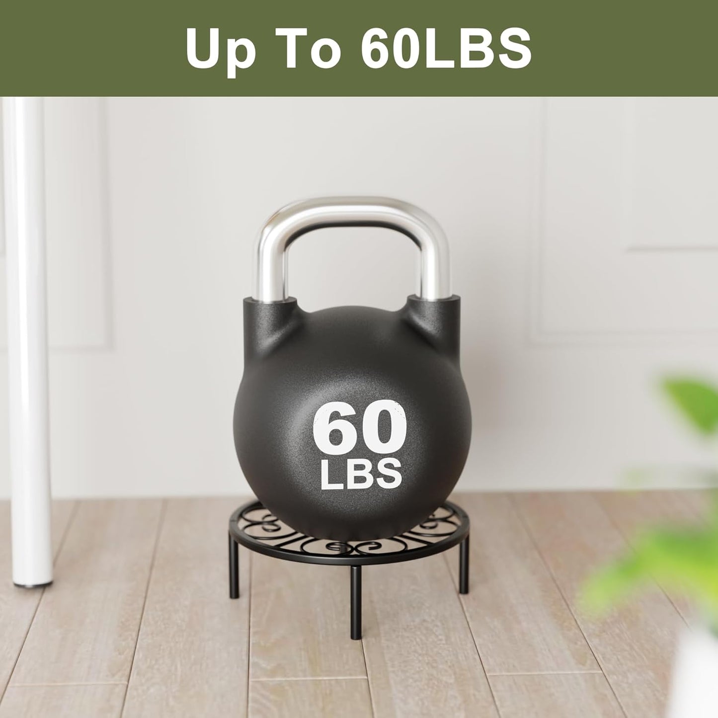 Plant Stand Plant Holder - Short Flower Stand for Garden Courtyard, Heavy Duty Plant Rack for Multiple Plant Indoor or Outdoor.