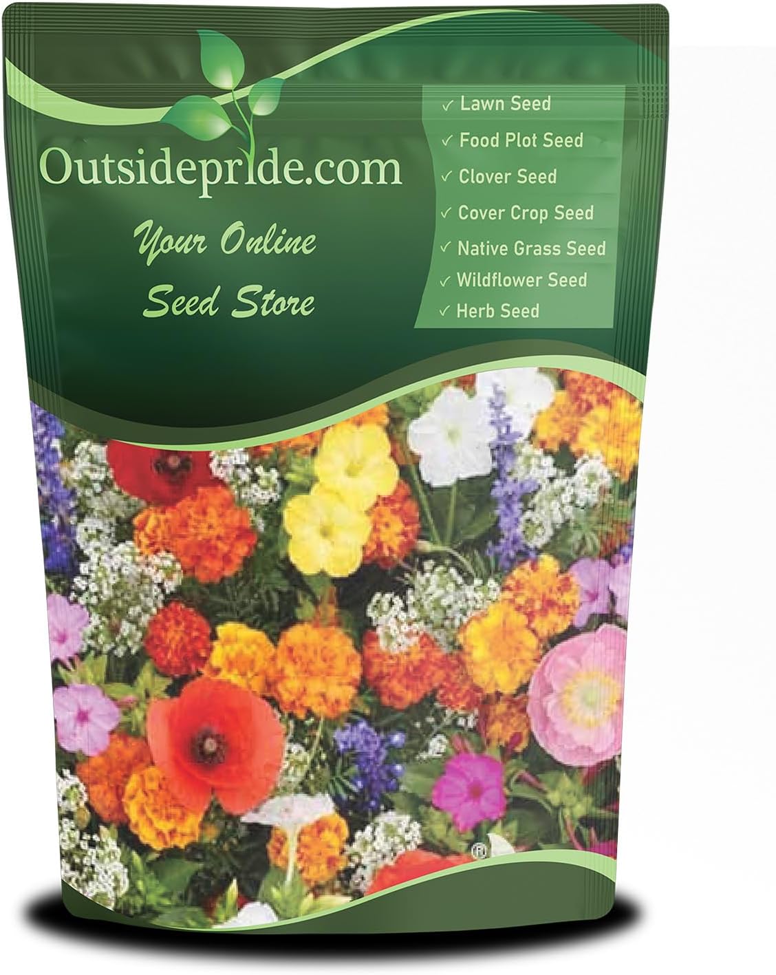 Outsidepride Deer Proof Wildflower Seed Mix - 5 lbs. Colorful Blend of Easy to Grow, Drought-Tolerant Annual & Perennial Wildflower Seeds for a Deer-Free,Vibrant Meadow & Pollinator-Friendly Garden