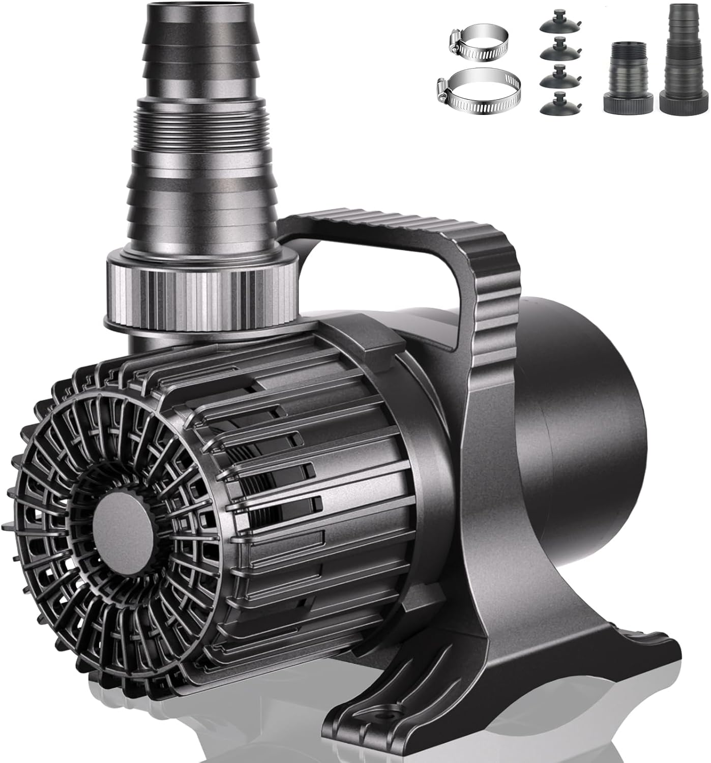 WaterRebirth (7000GPH-320W, UL listed) Large Fountain Submersible Water Pond Sump Pump Aquarium Electric Waterfall Pump Outdoor PS- 7000