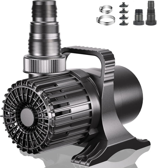 WaterRebirth (5700GPH-305W, UL listed) High Flow Large Fountain Submersible Water Pond Sump Pump Aquarium Electric Waterfall Pump Outdoor PS-5700