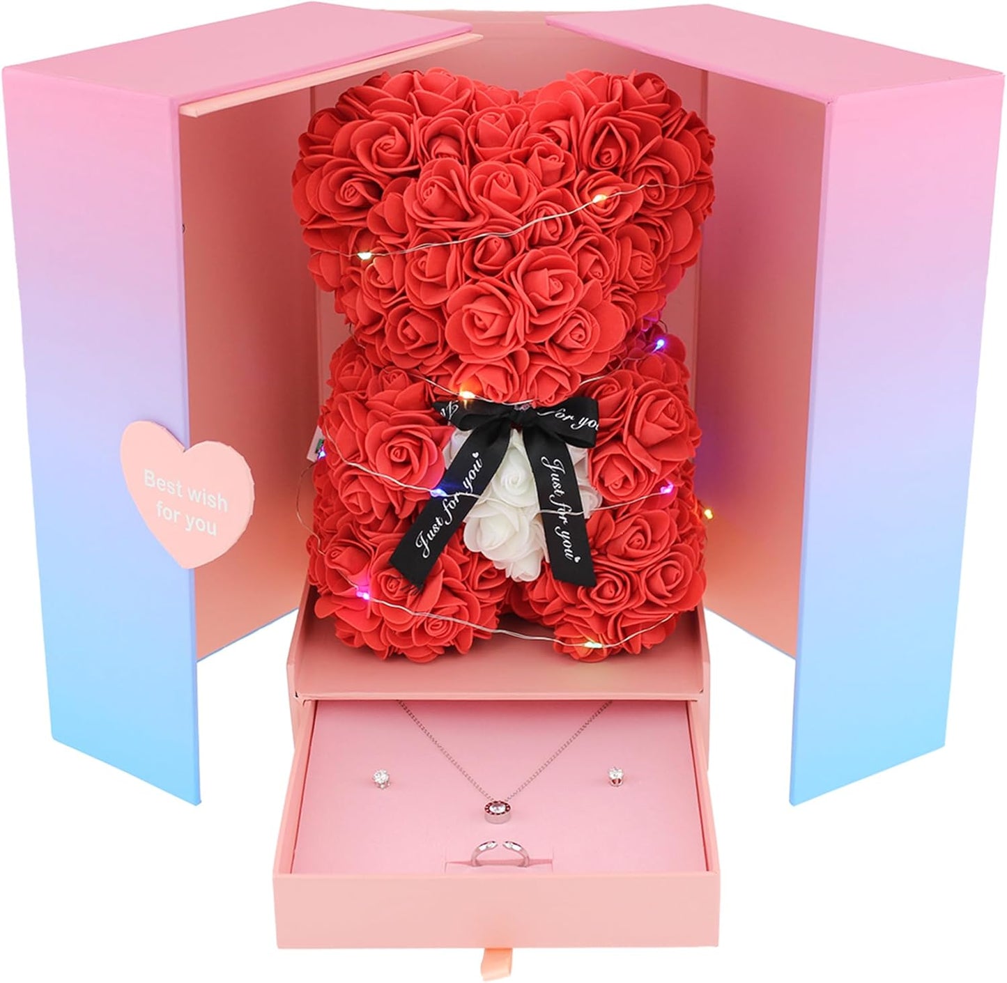 500 Pcs 1.4 Inch Mini Artificial Flowers Head Bulk 5 in 1 Set Faux Foam Fake Small Rose Tiny Baby Flores Bouquet Cake Gift Home Decoration DIY Craft (Coral Red)