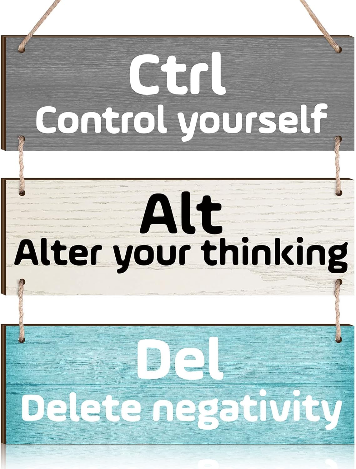 Office Wall Decor Inspirational Wall Art for Motivational Plaques Rustic Wooden Hanging Decor Positive Saying Quote Sign Art for Home Office Living Room(Green)