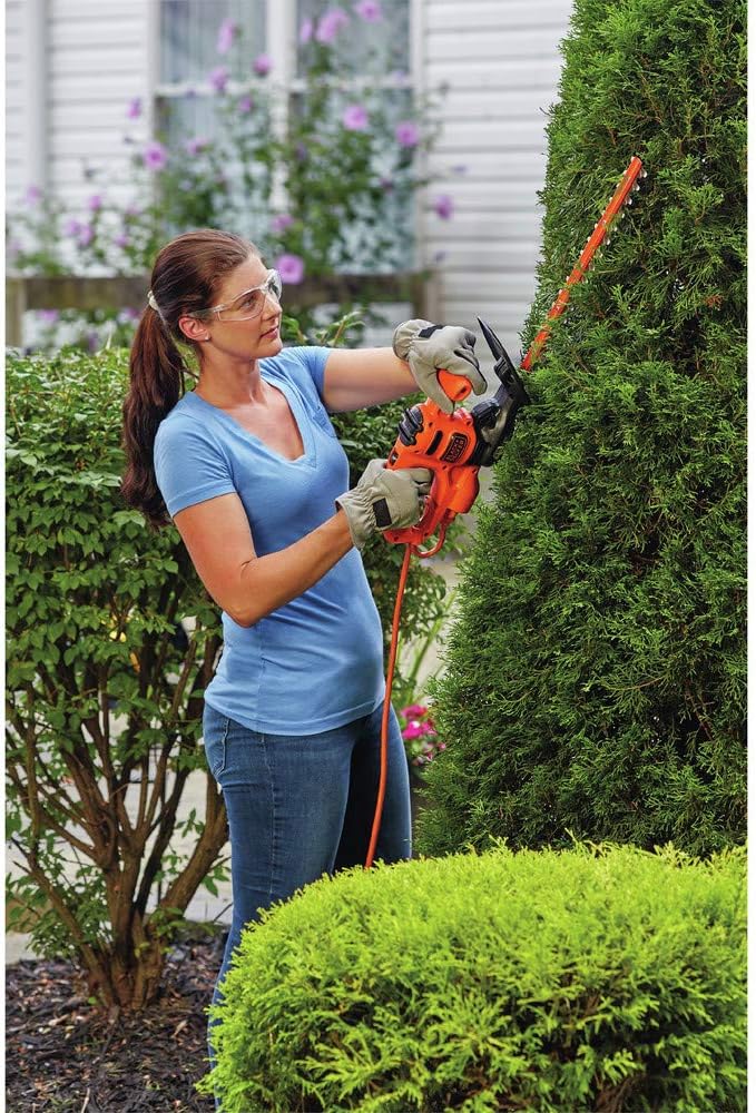 BLACK+DECKER Electric Hedge Trimmer, 17-Inch (BEHT150)