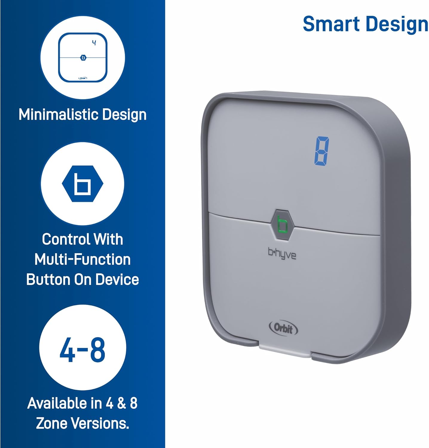 Orbit 57925 B-hyve 8-Zone Smart Indoor Sprinkler Controller