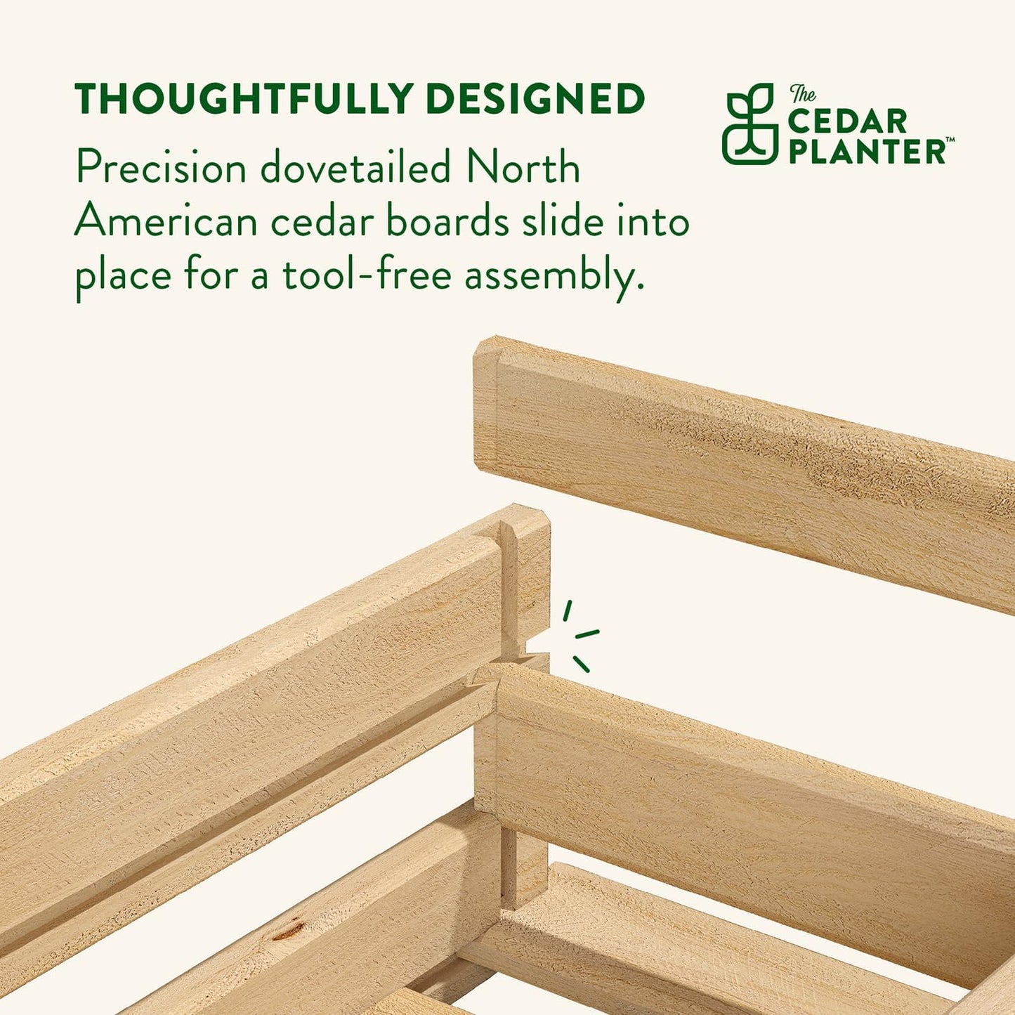 Greenes Fence Cedar Wood Planter Box with Wall Mount Brackets, 21" x 11" x 7" - Made in USA with North American Cedar
