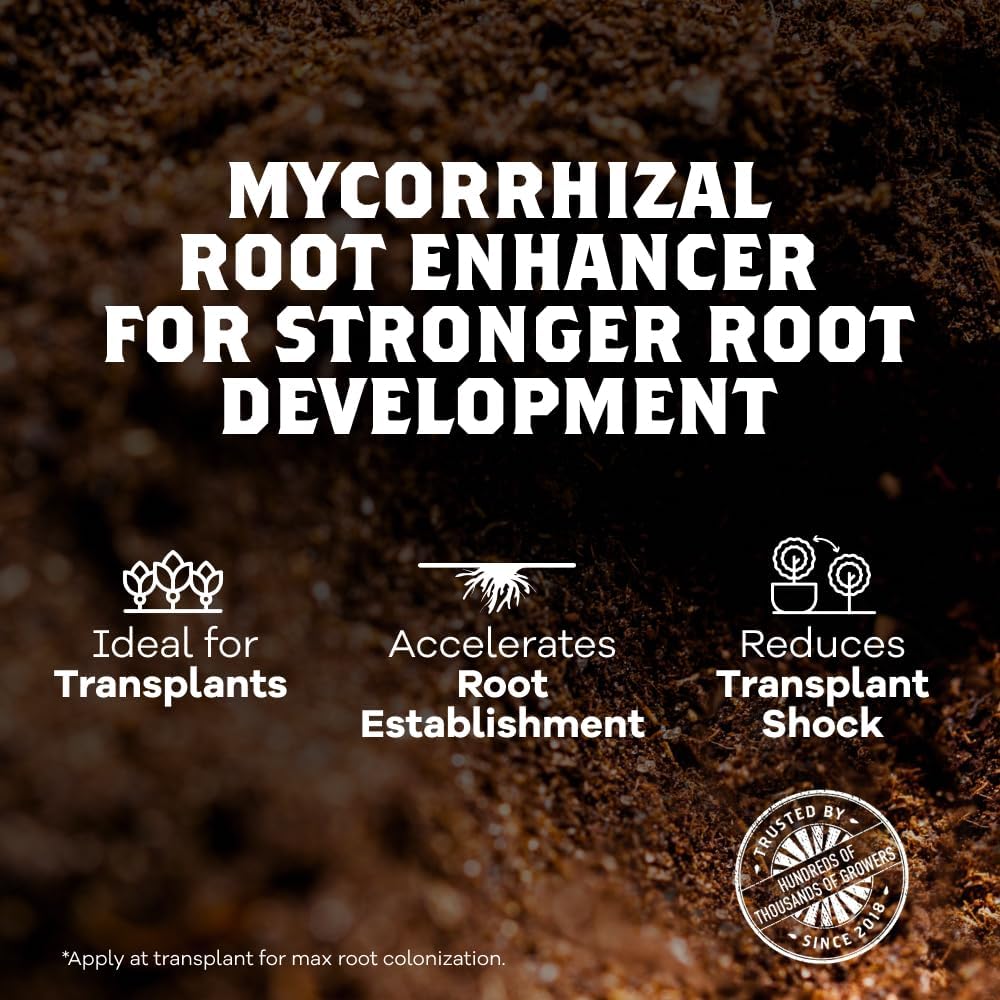 DYNOMYCO Granular Mycorrhizal Fungi Inoculant, 340g / 12oz – Boosts Root Growth, Yields & Nutrient Uptake – 900 Propagules/g, Concentrated Granules, & OMRI Listed – Biofertilizer for Plant Growth