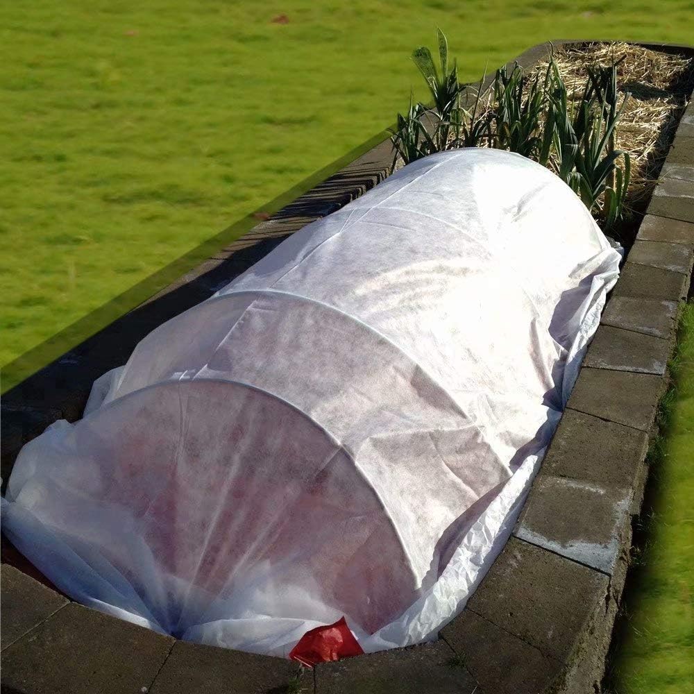 Agfabric 2 Pack Floating Row Covers 0.55oz 10x25Ft Plant Covers Freeze Protection, Row Covers for Vegetables