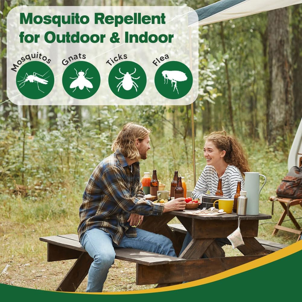 Mosquitoes Repellent Outdoor Patio, Mosquitos Repellant Indoor, Mosquito Deterrent Indoor,Mosquito Control for Room, Mosquito Repellents for Yard/Camping/Home/Travel 8-Pack