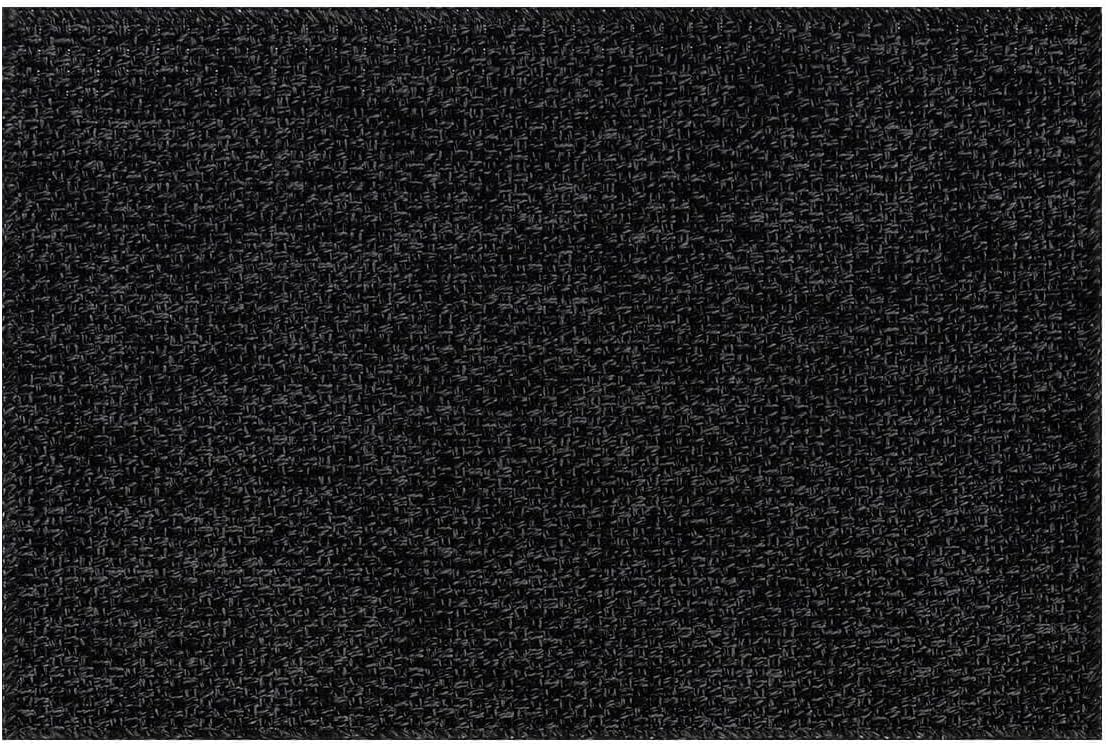 Easy Jute Door Mat 2x3 Indoor Outdoor Natural Rugs Solid Fiber Rug Woven Area Rug Boho Easy Clean Inside Carpet for Living Room Bedroom Dining Room Hallway or Outdoor Patio Porch (2 X 3 Dark Grey)