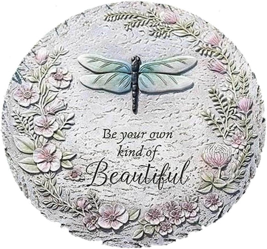 Roman Giftware Inc., Garden Collection, 11.75" D Dragonfly Stepping,Religious, Inspirational, Durable (1x11x11)