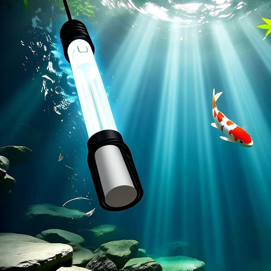 Pond UV Light for Fish Tank UV Pond Water Clarifier for 100-3000 Gallon UV Pond Filter for Outdoor Pond Swimming Pool and Spa Large Fish Tank UV Light Aquarium for Koi Pond Algae Control（42W）