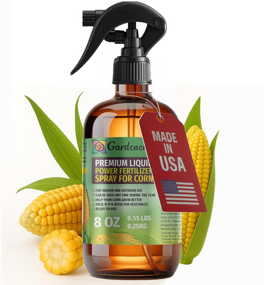Liquid Power Corn Fertilizer Spray – Ready-to-Use Liquid Plant Food Mist for Corn – Premixed, Easy Application – Fast-Acting Formula for Growth, Roots & Yield – Indoor & Outdoor Use – 8 oz