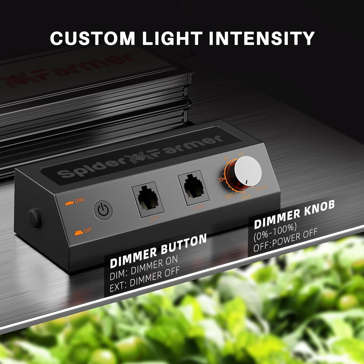 Spider Farmer SF1000-2Pack, Samsung LM301H EVO Led Grow Light, Full Spectrum Plant Light, Dimmable & High Efficiency & Deeper Penetration Lamps for Seed Starting Vegetables Bloom in 2x4 Grow Tent