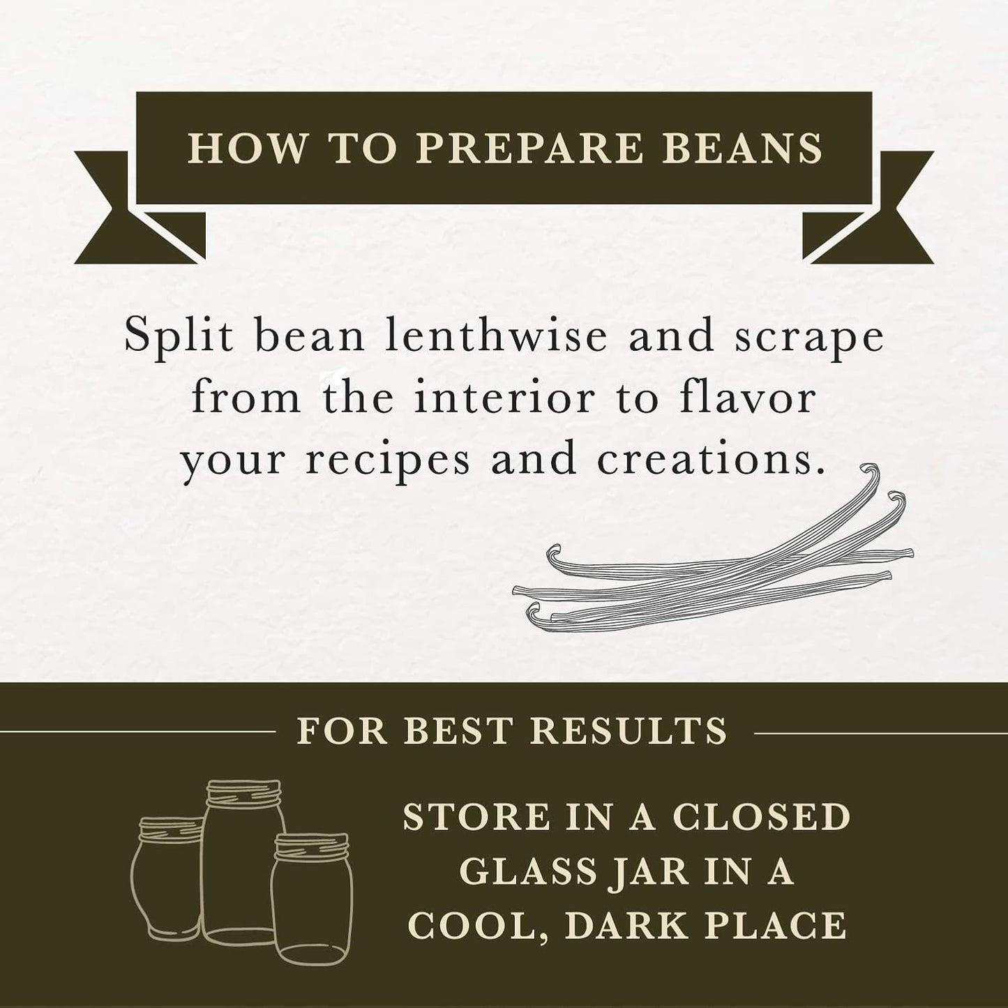 16 oz (1 lb) Organic Madagascar Whole Vanilla Beans, Grade A Vanilla Pods, Premium Vanilla Beans for Making Extract & Baking - Cook’s