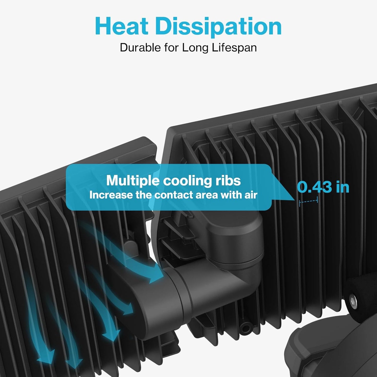 Olafus 100W LED Security Light Motion Sensor Outdoor Light, 2 Pack Motion Flood Light Dusk to Dawn, 9000LM Super Bright 6500K Exterior Motion Detector Floodlight for Garage Yard Porch Eave IP65, Black