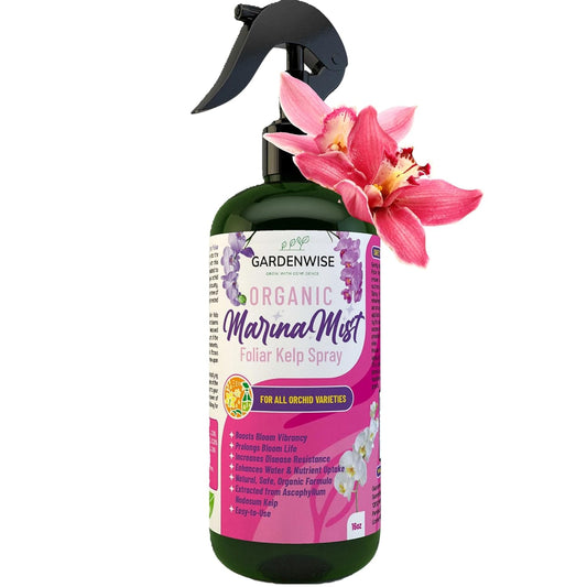 Marina Mist Orchid Fertilizer for Blooming - Orchid Plant Food Mist - Liquid Seaweed Extract for Plants - Orchid Care - Abono para Orquideas (16 oz)