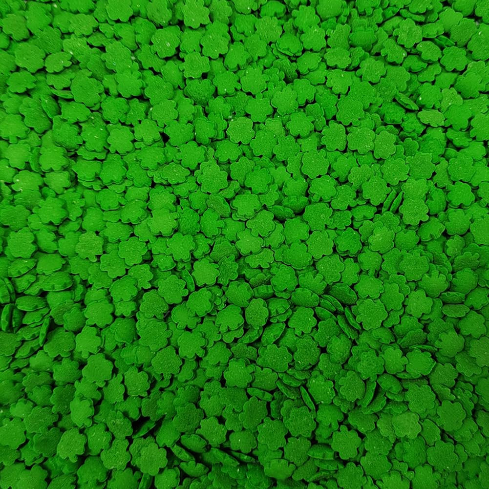 Homankit Edible Green Sprinkles St. Patrick's Day Themed Sprinkle for Cake Decorating Baking Cupcake Toppers Cookie Decorating Ice Cream Celebration 3 Ounces